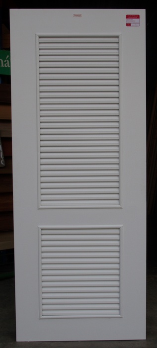 ประตูupvc(ไวนิล) ขนาด 80x200 PLPLR ยี่ห้อโพลีวู้ด สีขาว ใช้ภายนอก ทนแดดทนฝน กันน้ำ100%